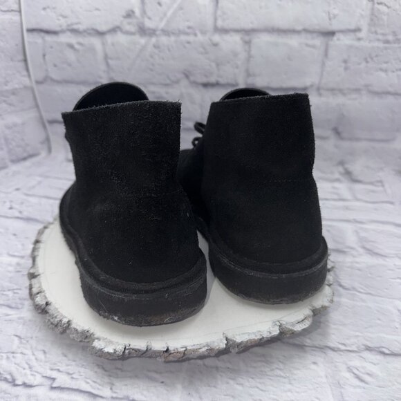 Clarks Men's Chukka Boot Charles F. Stead English Leather Upper Black Size 9.5 - Picture 4 of 11